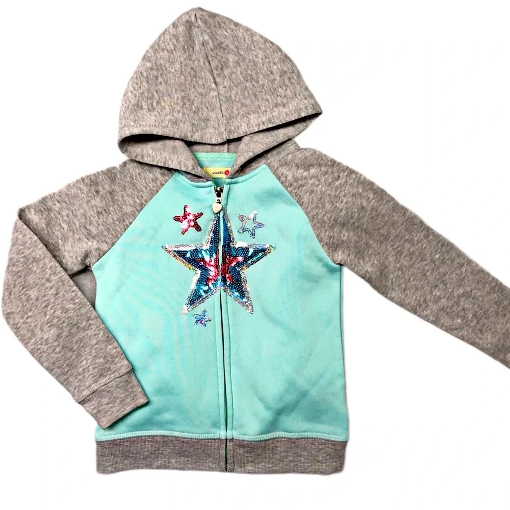 Wishful Park Girls Zippered Hoodie and Leggings Size 5-6